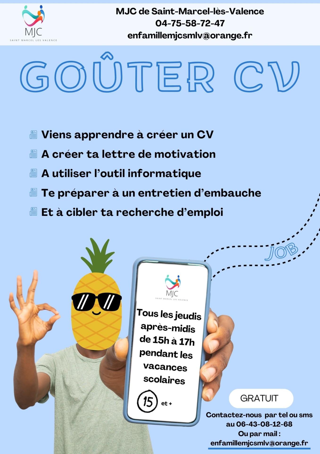 CV - de 25 ans